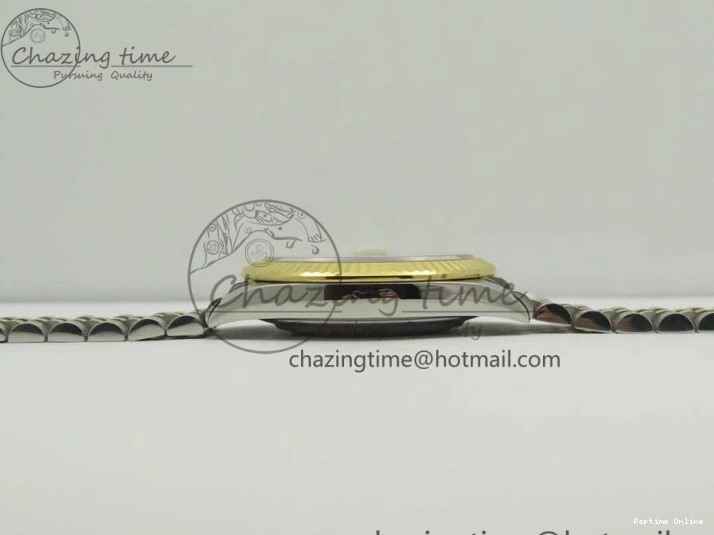 0131 Flexible DateJust 41 126334 904L SS YG DJF 1:1 Best Edition Gold Dial Diamond Markers on SS YG Jubilee Bracelet A 3250